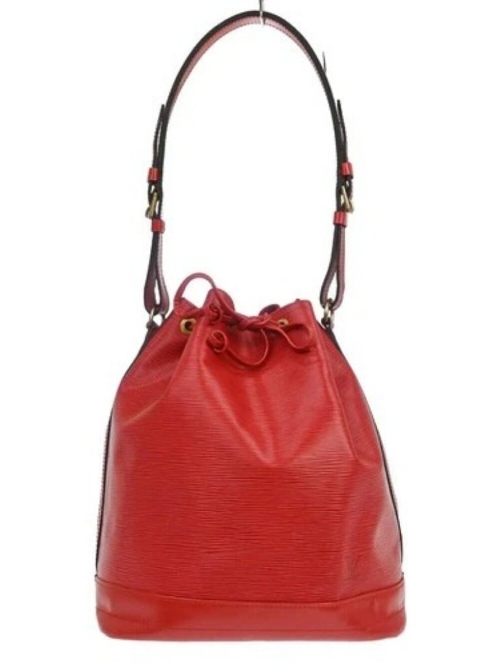 Best06 LOUIS VUITTON RED EPI NOE SHOULDER BAG M44007 AR0915 NQ09397